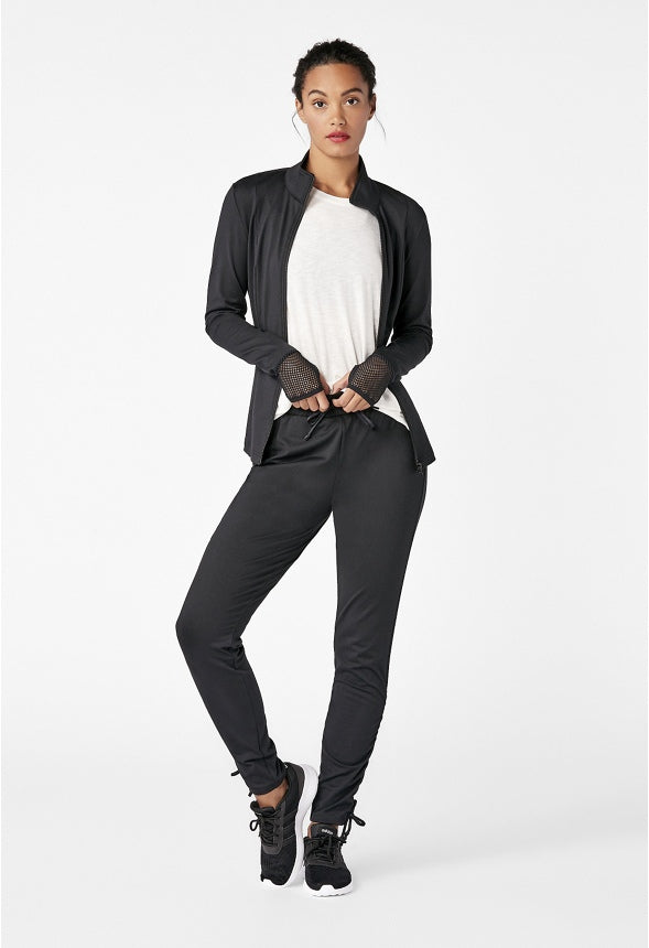 Ruched Active Joggers Black
