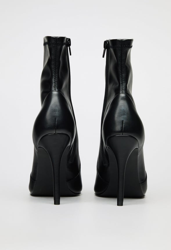 Shanae Stiletto Ankle Boot Black