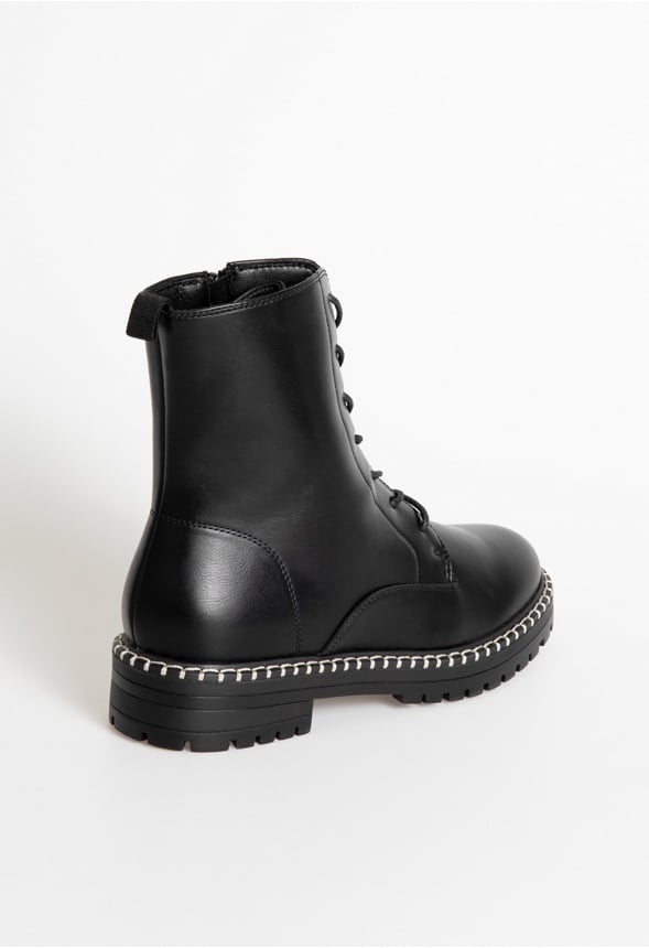 Ivet Lace-Up Boot Black