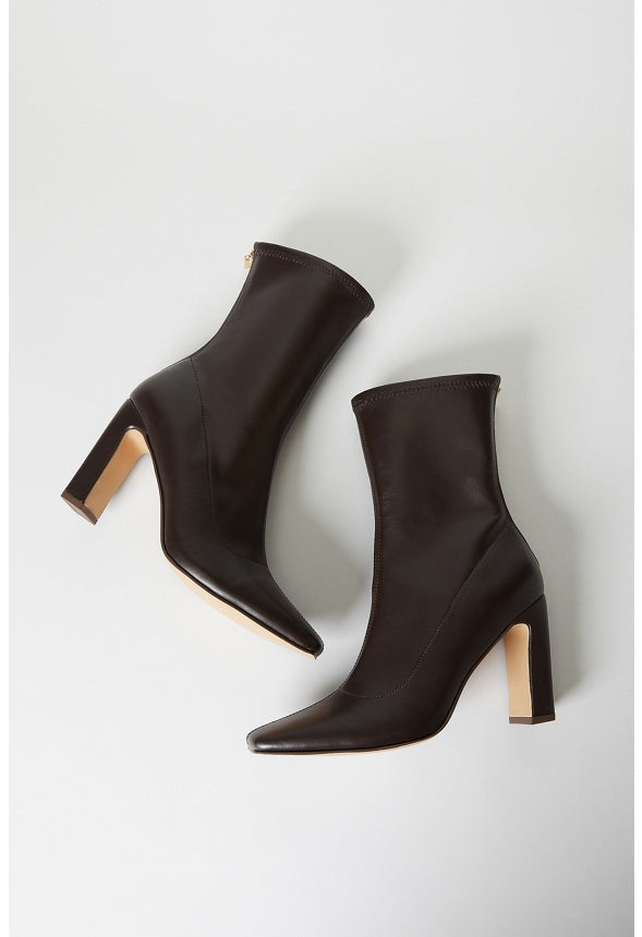 Maddie Stiletto Bootie Cacao Brown