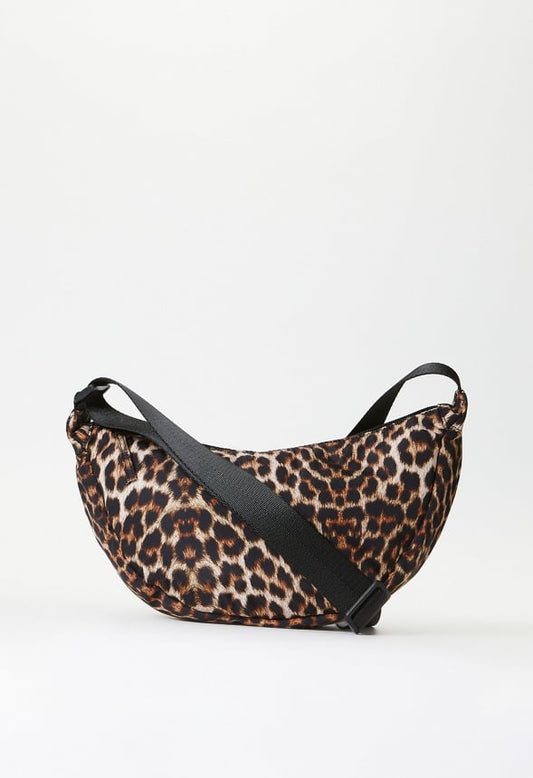Half Moon Sling Crossbody Leopard