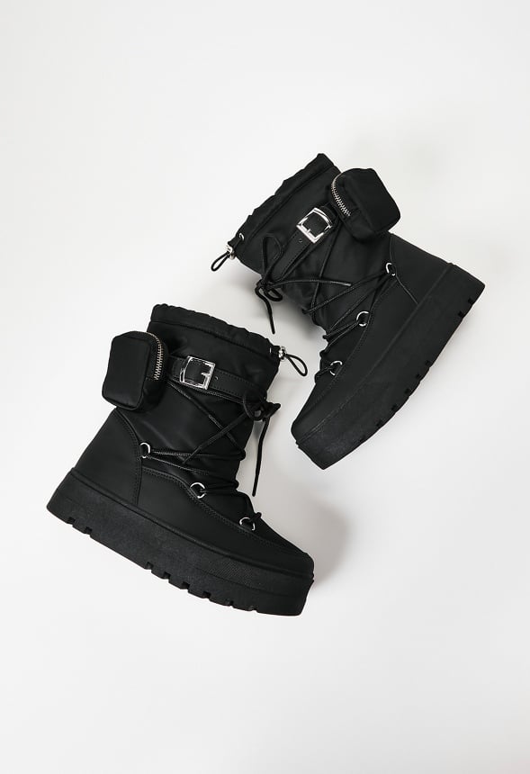 Mila Cold Weather Ankle Boot Black