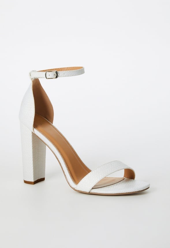 Lorelai Block Heeled Sandal Bright White