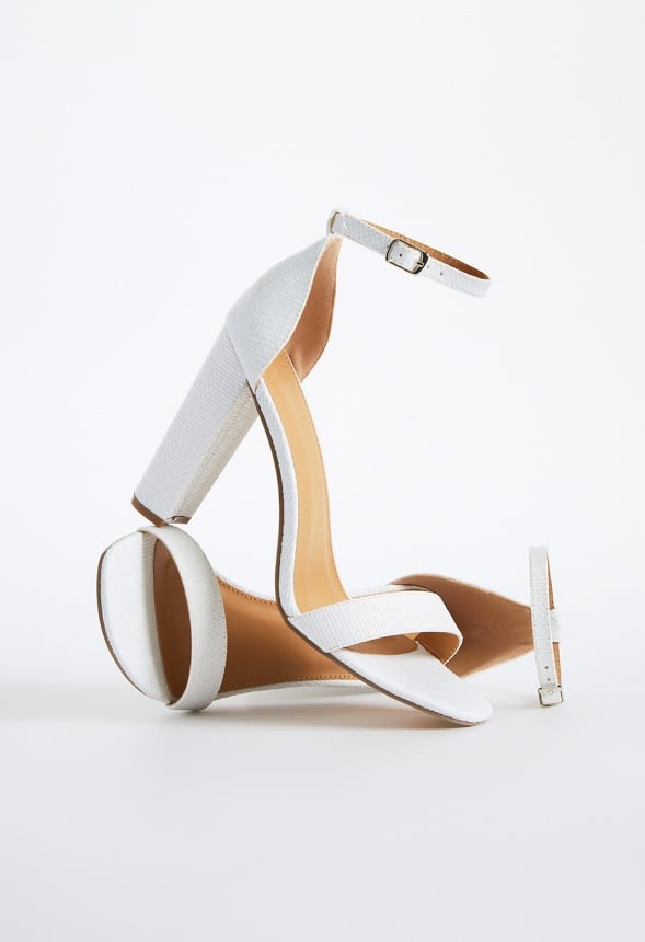 Lorelai Block Heeled Sandal Bright White