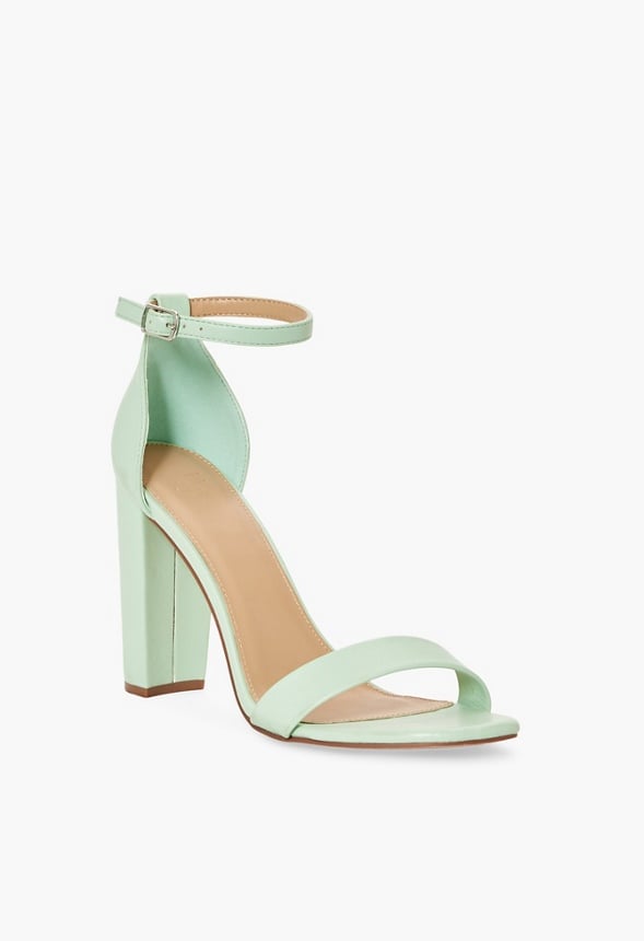 Lorelai Block Heeled Sandal Hemlock Green