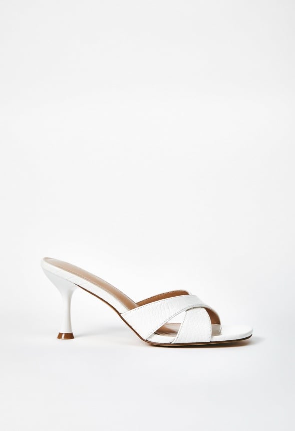 Lilia Heeled Sandal Bright White