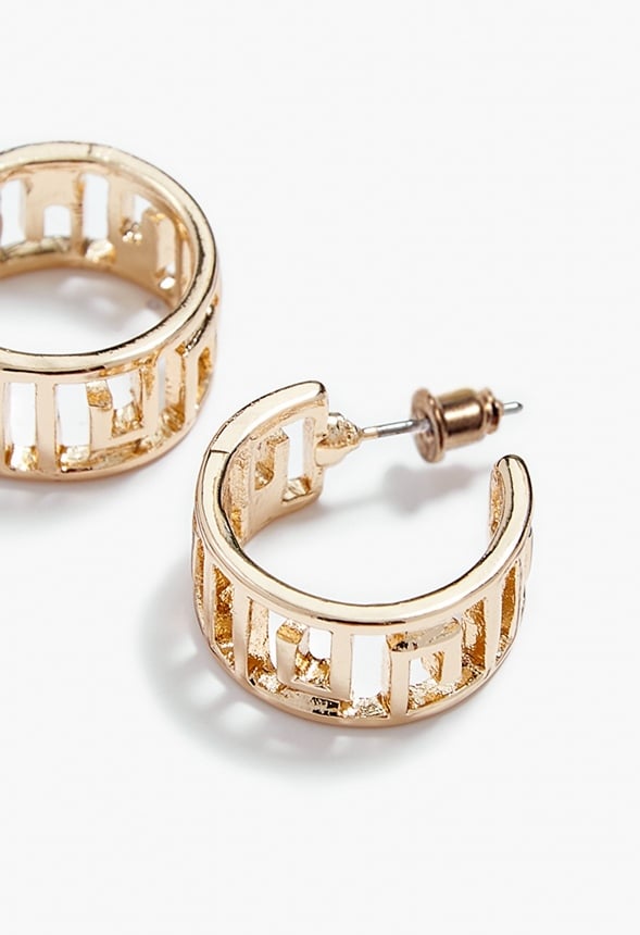Riley Script Design Hoops Gold