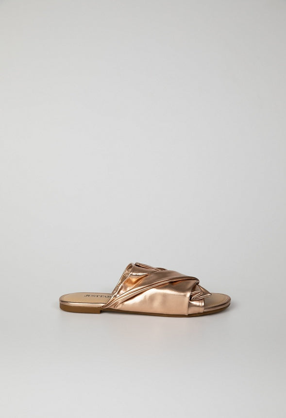 Zenda Bow Detail Slider Gold