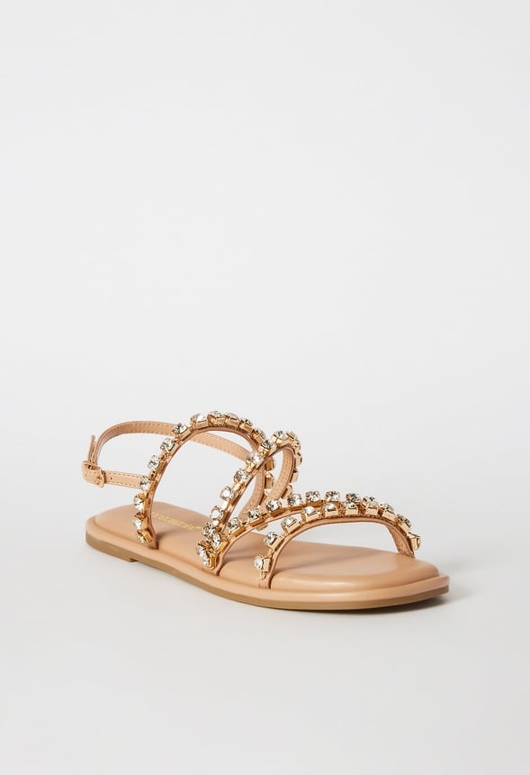 Geneva Gladiator Sandal New Nude