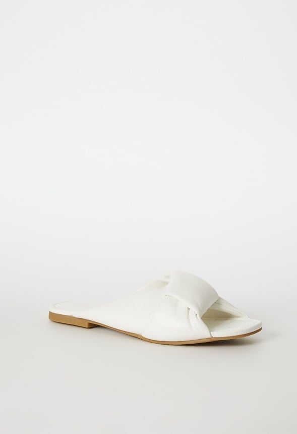 Tessa Slide Sandal Bright White