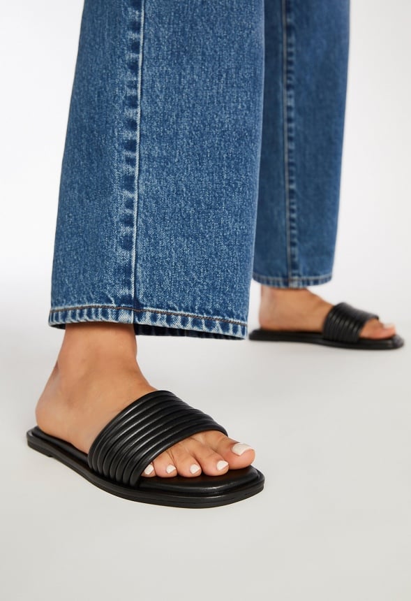 Talia Slider Sandal Black
