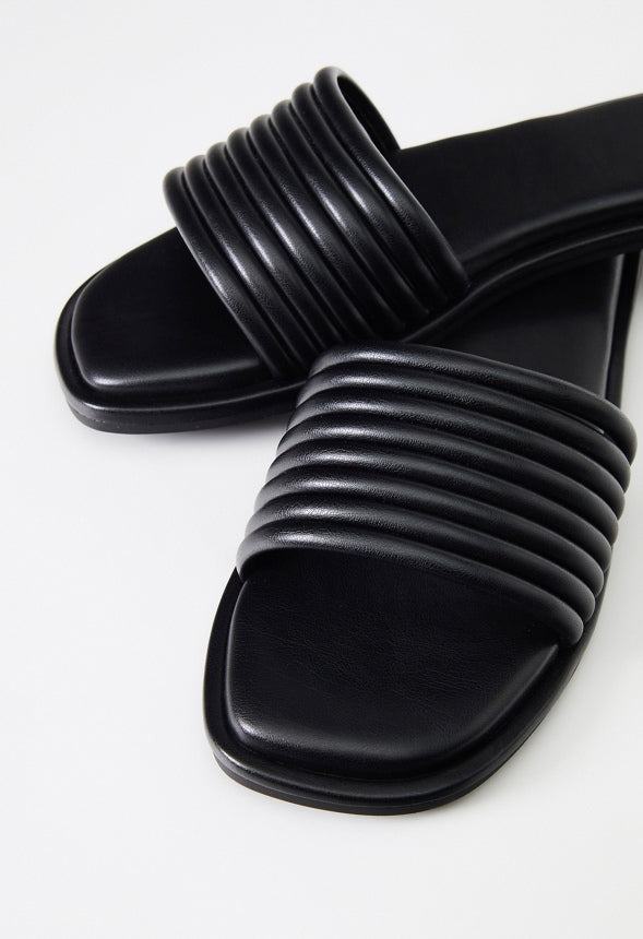 Talia Slider Sandal Black