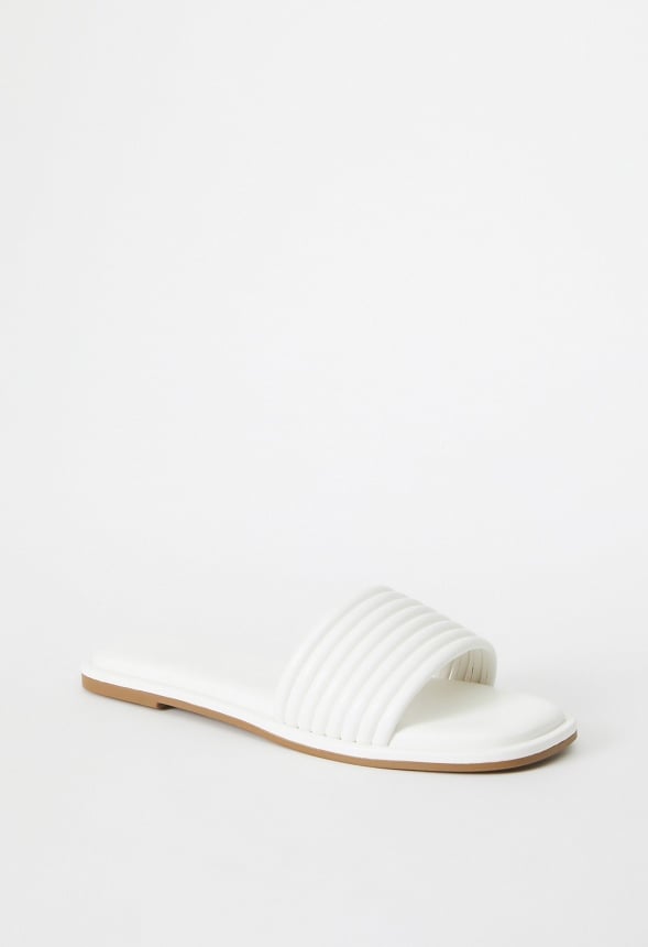 Talia Slider Sandal Bright White