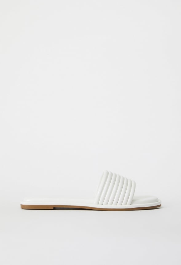 Talia Slider Sandal Bright White