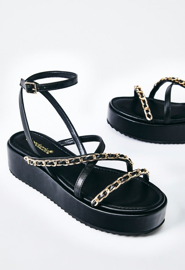 Kiara Platform Sandal Black