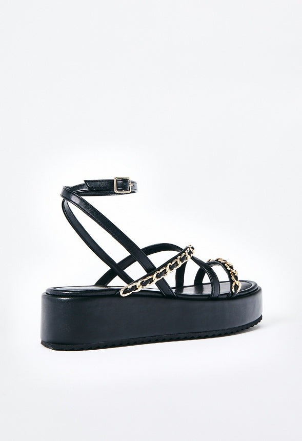 Kiara Platform Sandal Black