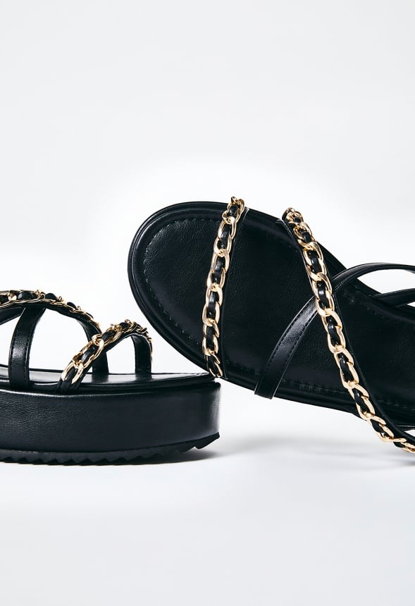 Kiara Platform Sandal Black