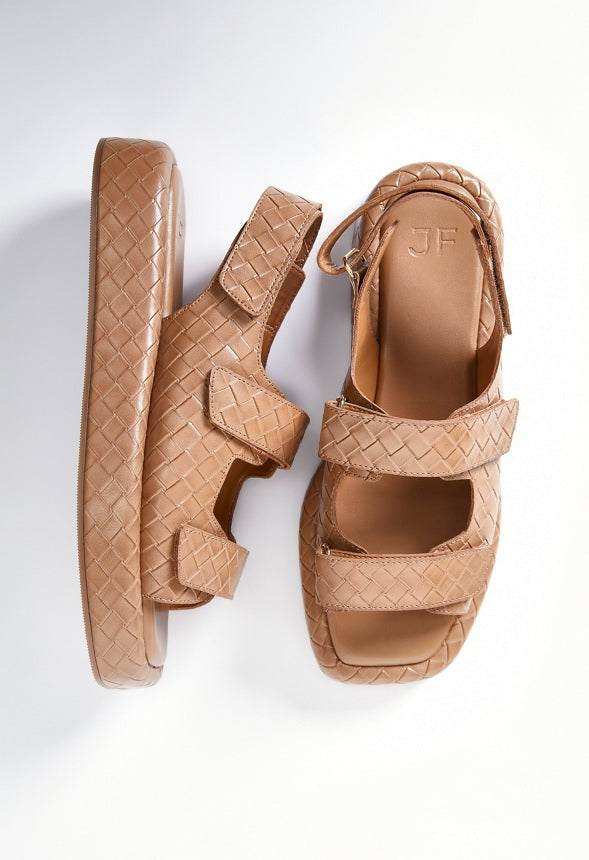 Rita Flat Sandal Light Camel