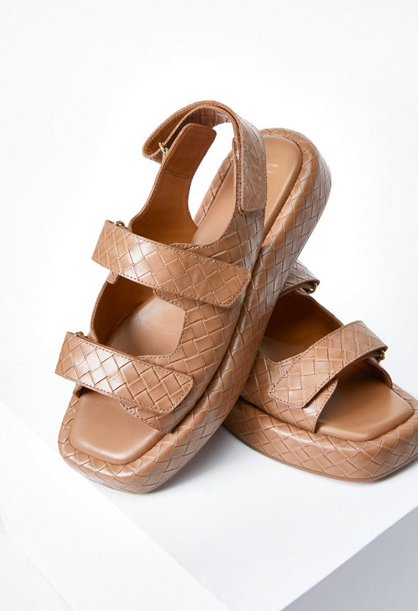 Rita Flat Sandal Light Camel