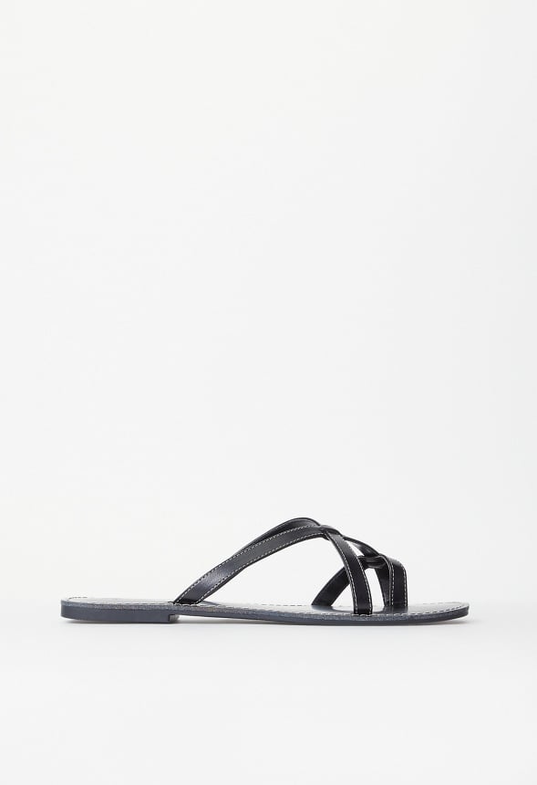 Chleo Flat Sandal Black