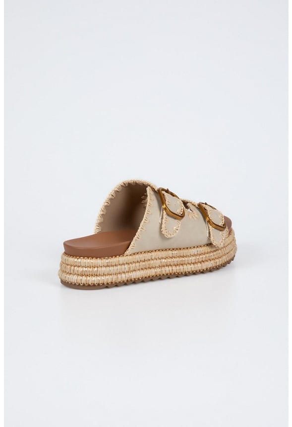 Millie Platform Sandal Beige
