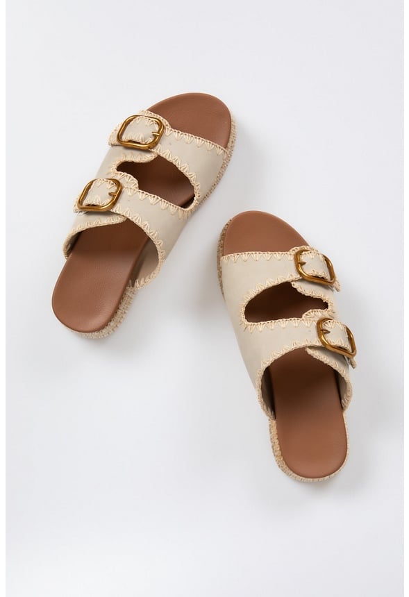 Millie Platform Sandal Beige