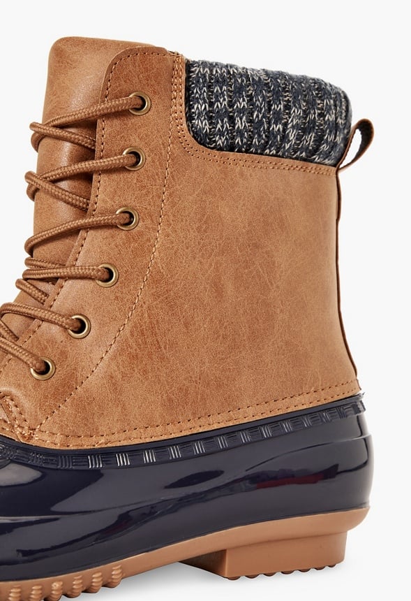 Evi Duck Boot Tan