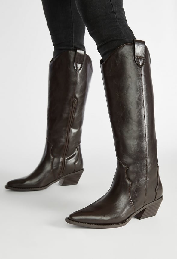 Leander Flat Boot Coffee