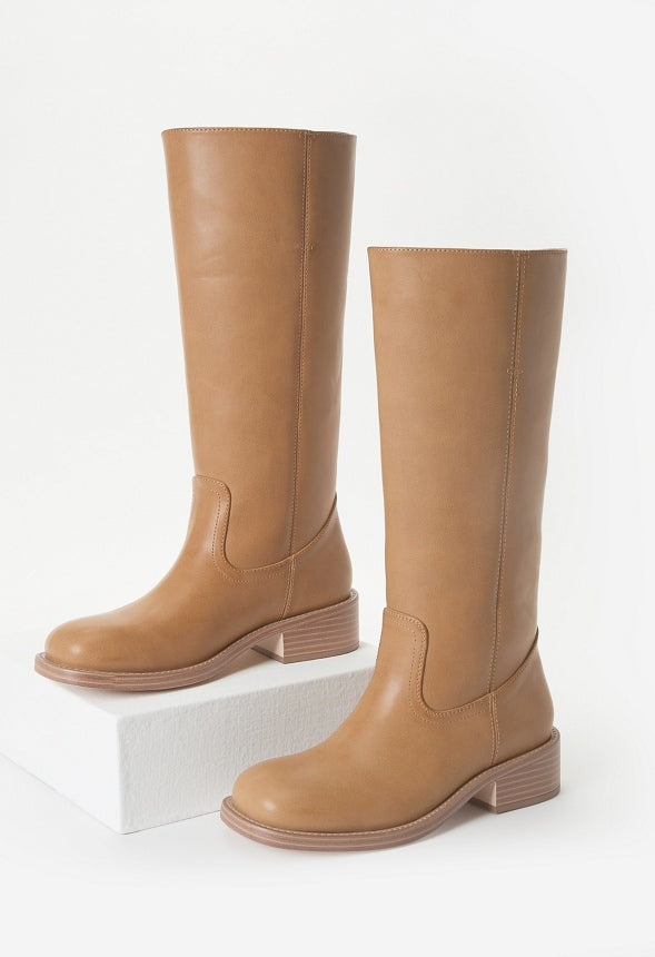 Willa Flat Boot Banana