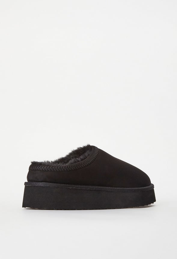 Hailey Platform Fuzzie Black