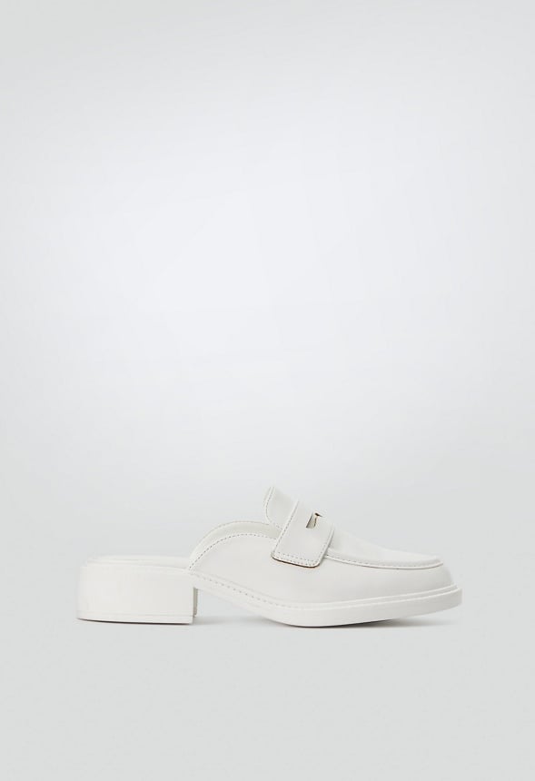Jezzy Mule Loafer Bright White