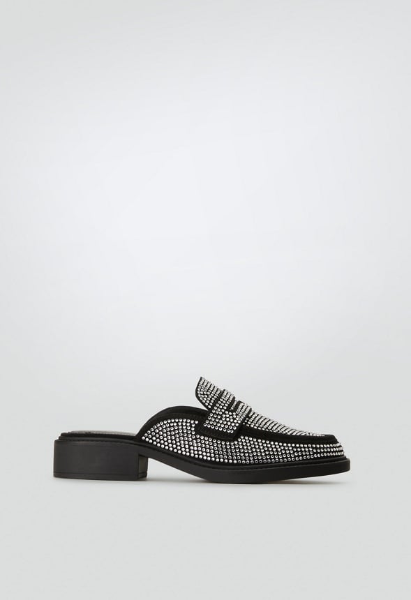 Jezzy Mule Loafer Clear/ Black