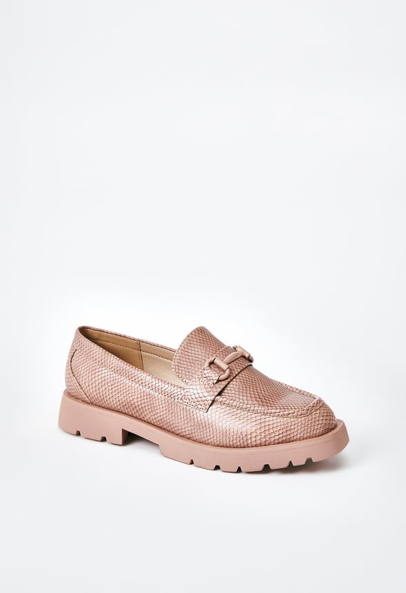 Frankie Flat Loafer Blush