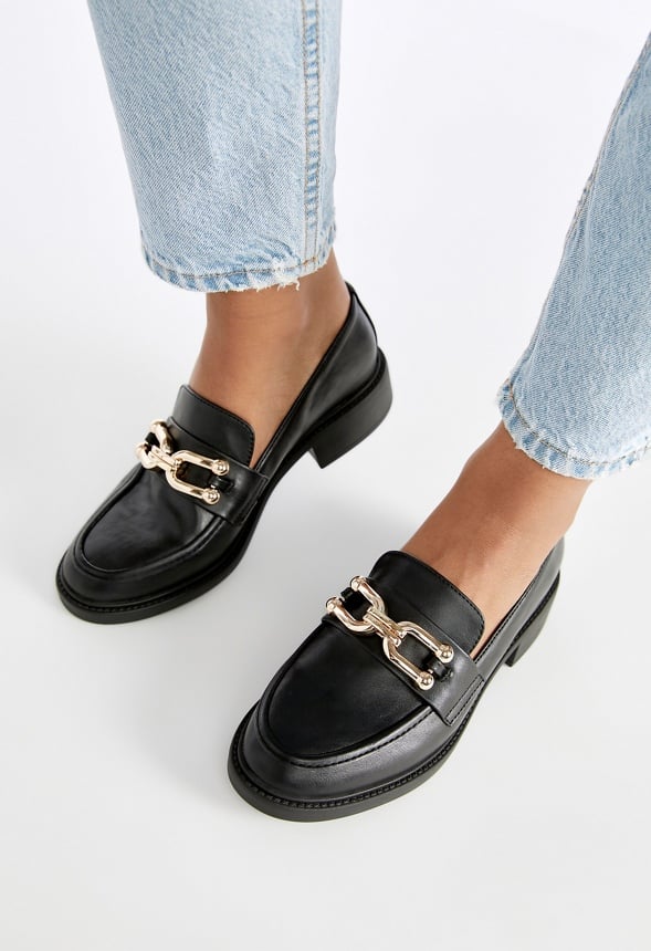 Camille Slip-On Loafer Black