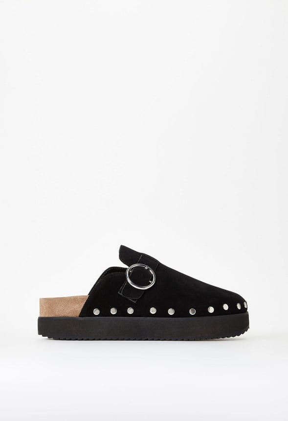 Odetta Mule Slide Black