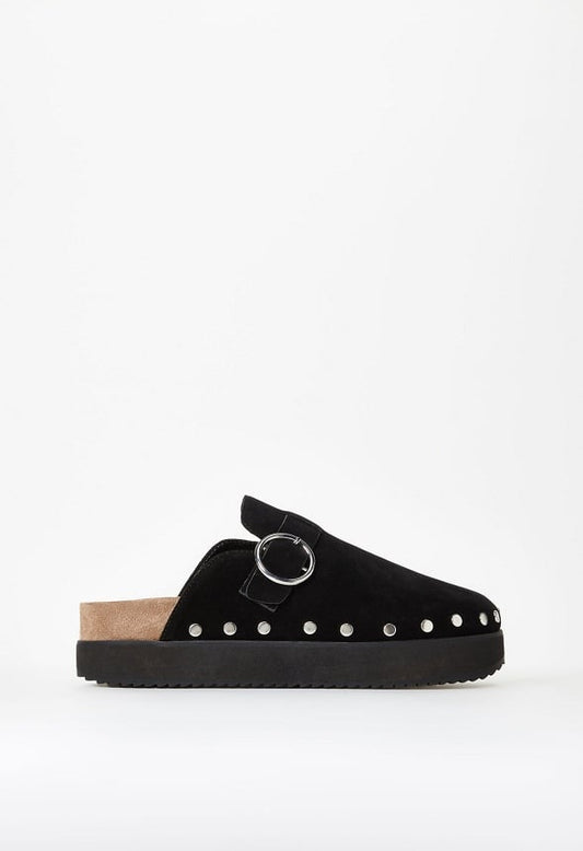 Odetta Mule Slide Black