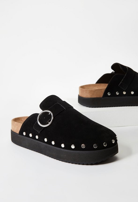 Odetta Mule Slide Black