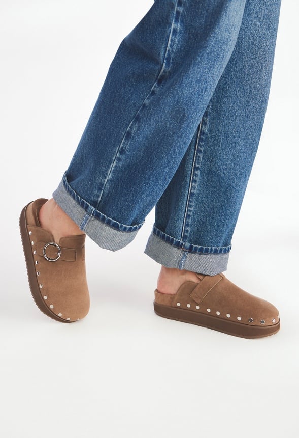 Odetta Mule Slide Taupe