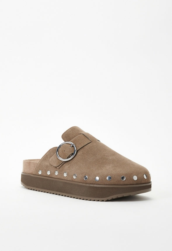 Odetta Mule Slide Taupe