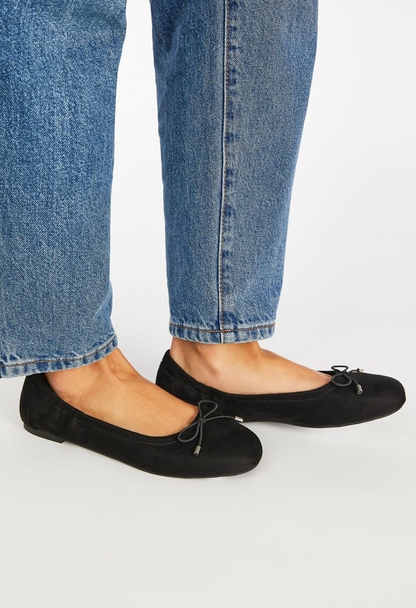 Andi Ballet Flat Black Caviar