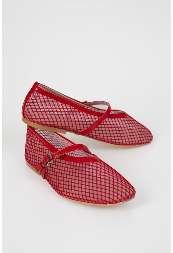 Arabella Ballet Flat Red