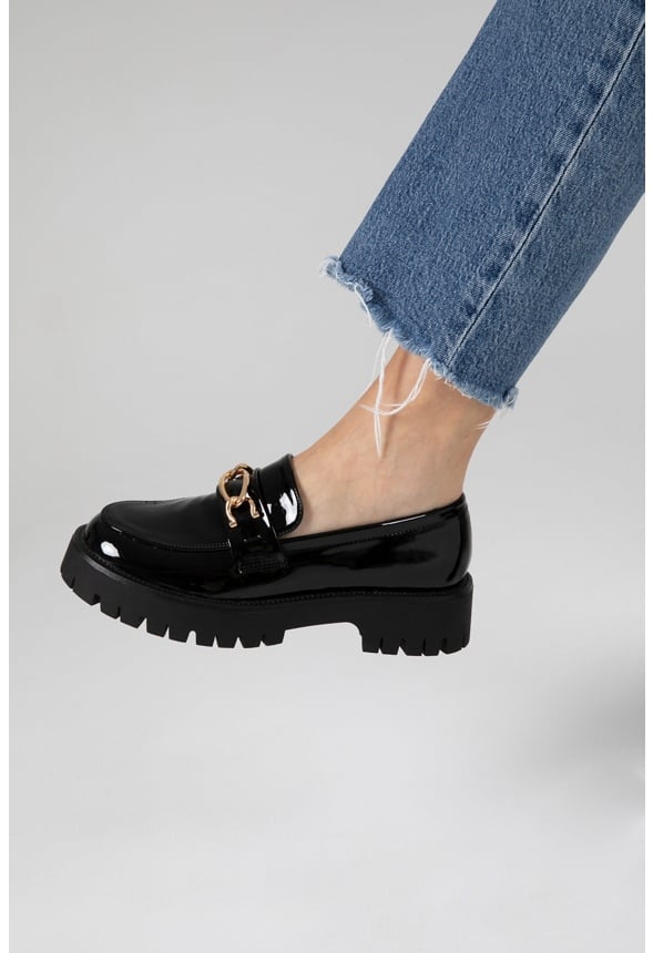 Ava Flat Loafer Black