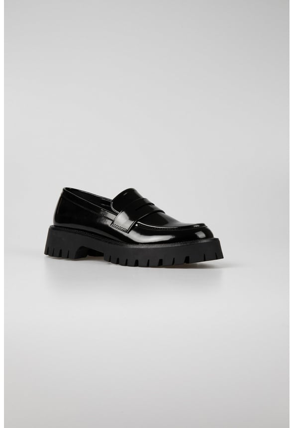Evelyn Flat Loafer Black