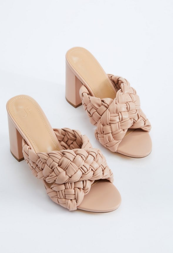 Blair Block Heeled Sandal Rugby Tan