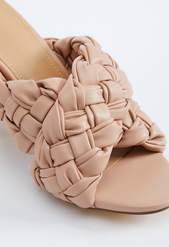 Blair Block Heeled Sandal Rugby Tan