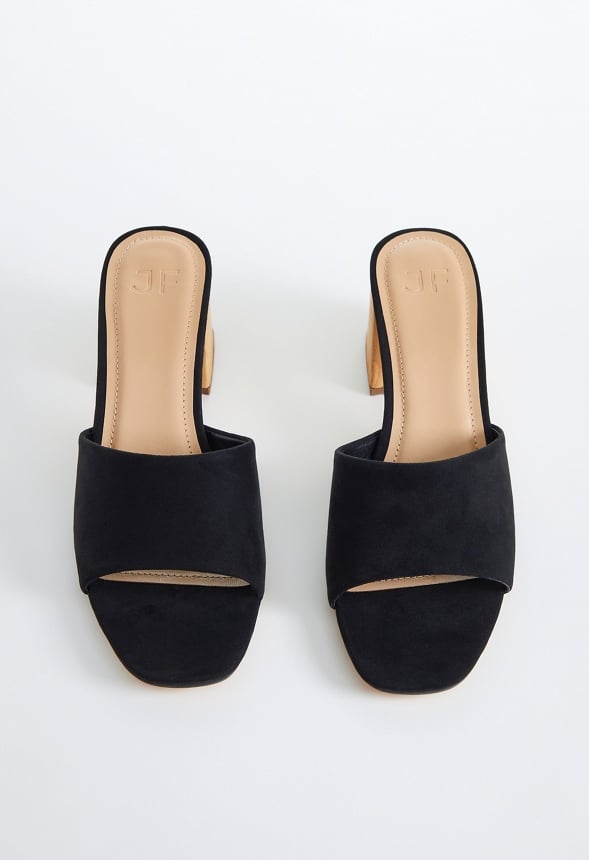 Harlowe Heeled Sandal Black