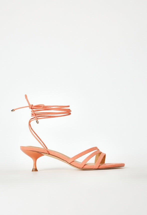 Jesamine Heeled Sandal Blooming Dahlia