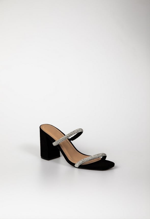 Katy Block Heeled Sandal Black