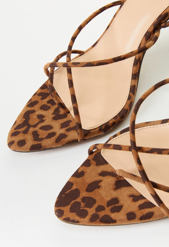 Liana Heeled Sandal Leopard