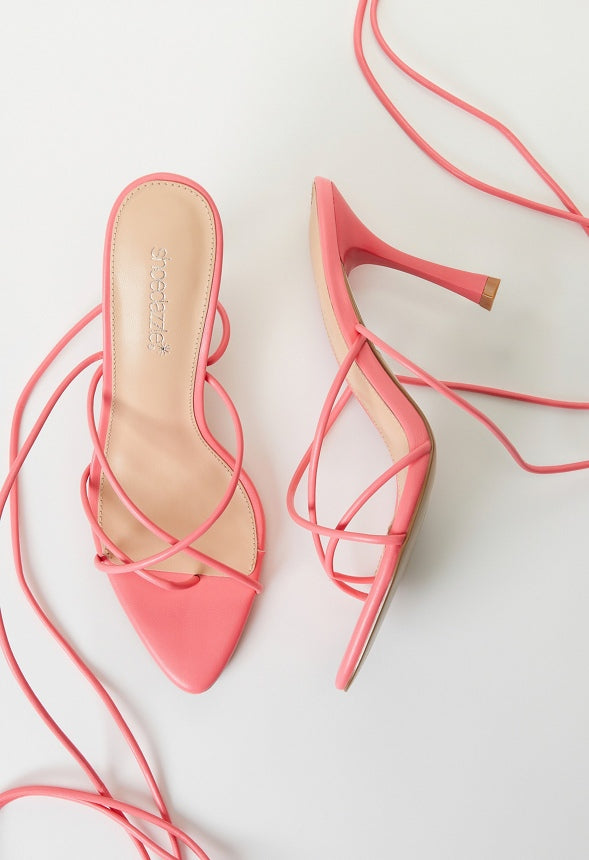 Liana Heeled Sandal Camellia Rose